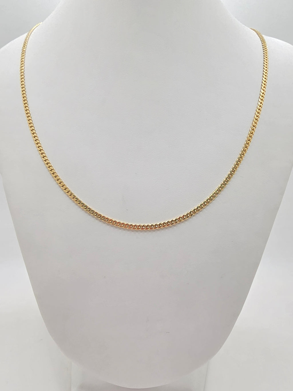 14KT SOLID MIAMI CUBAN CHAIN Size 20INCH 2.5MM Weight 9.2GR