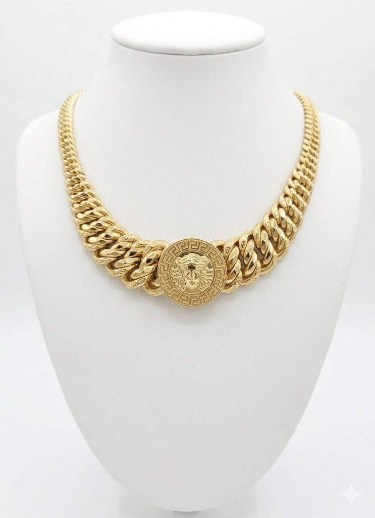 14KT PRINCESSA NECKLACE  Size 18INCH Weight 21.7GR