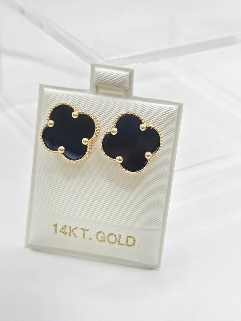 10KT FLOWER EARRINGS Size LARGE Weigth 2.7GR