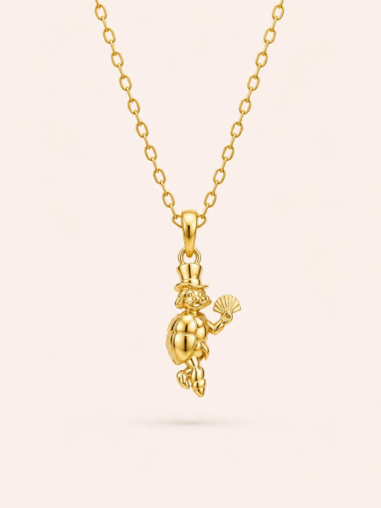 10KT UNCLE RICH PENDANT Size  Weigth 1.1GR