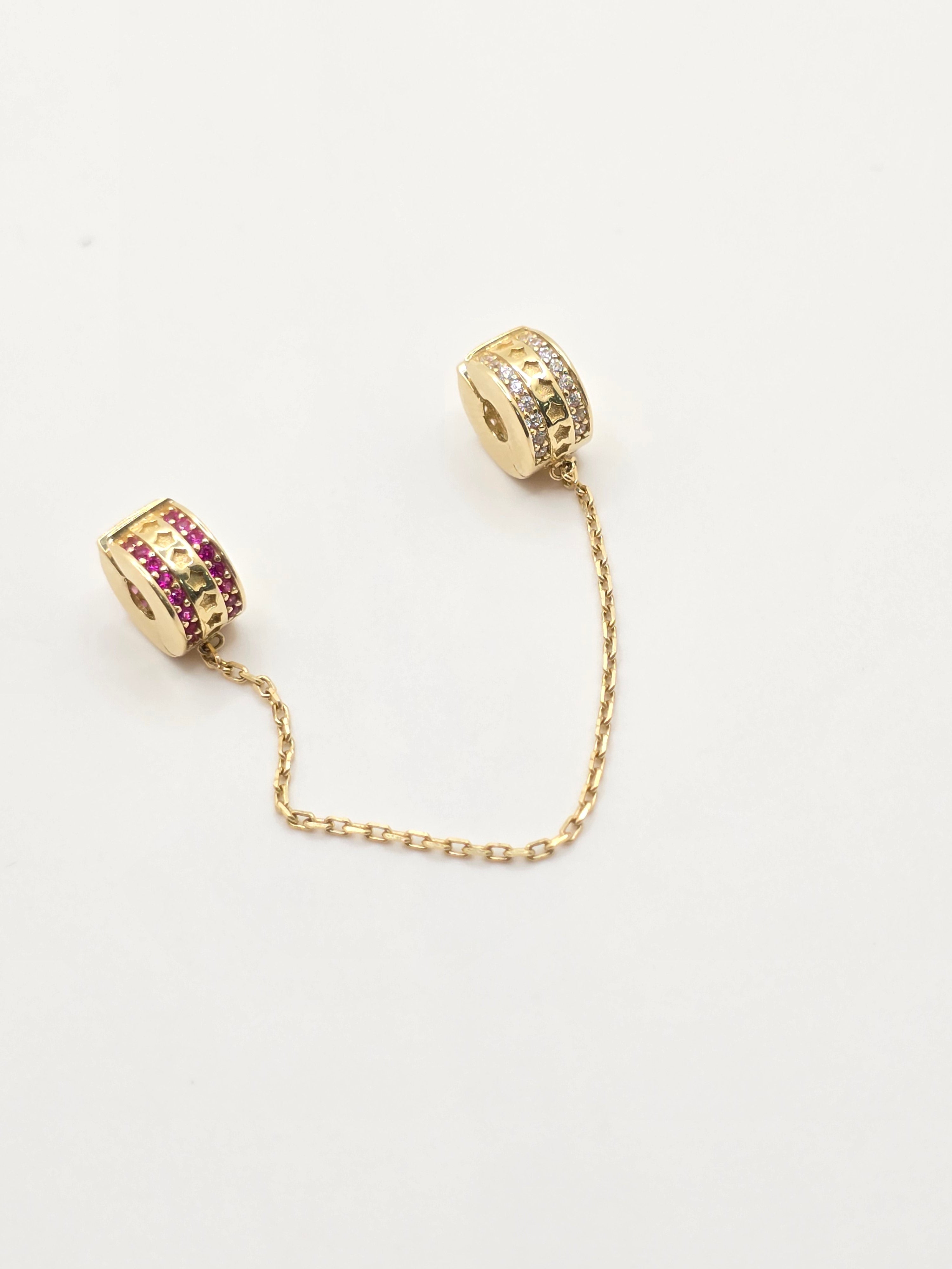 14KT CHARM SEPARATOR Weight 4.1GR