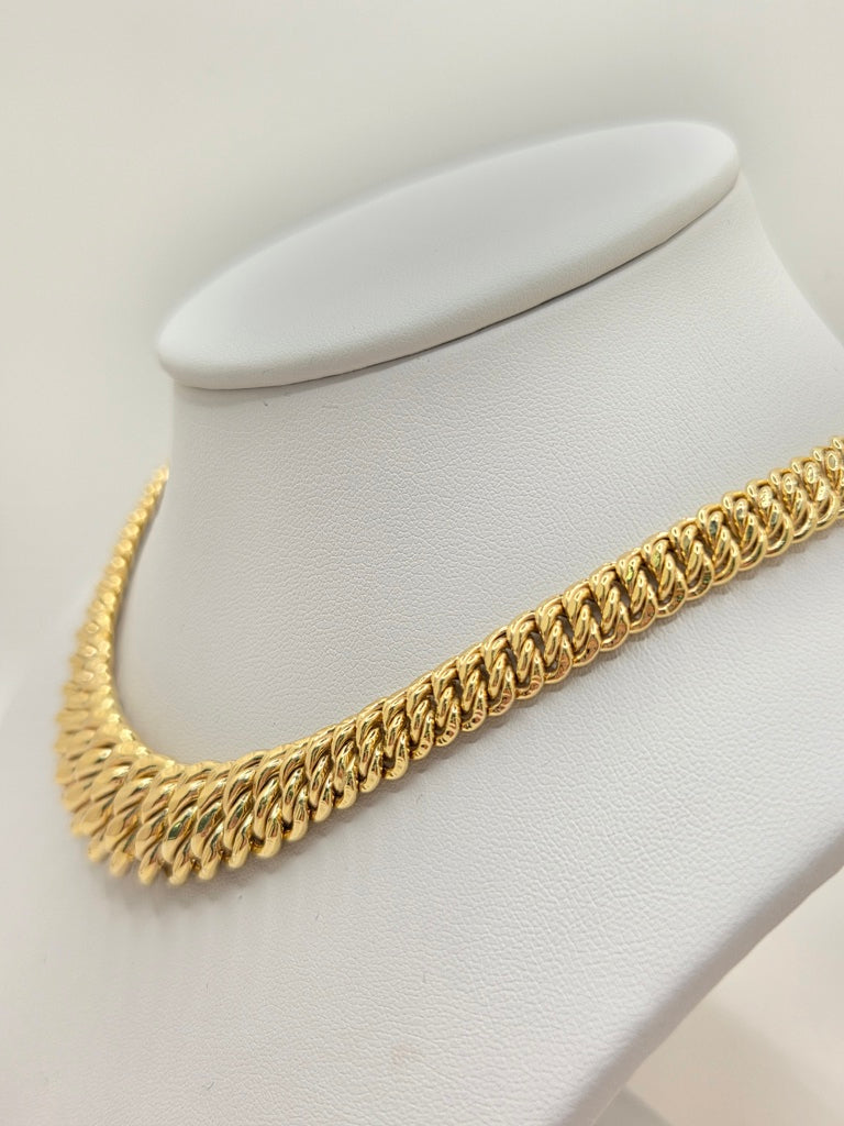 10KT PRINCESSA NECKLACE Size 18INCH Weight 40.5GR