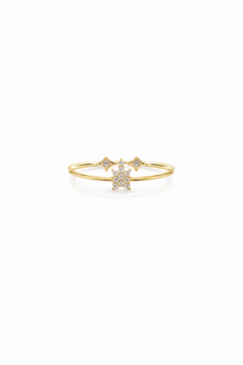 14KT EXOTIC & DELICATE FORMS RING  Size 7 Weigth 1.1GR