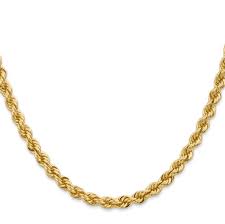10KT SOLID ROPE CHAIN Size 2.5MM 20IN Weigth 11.50GRS