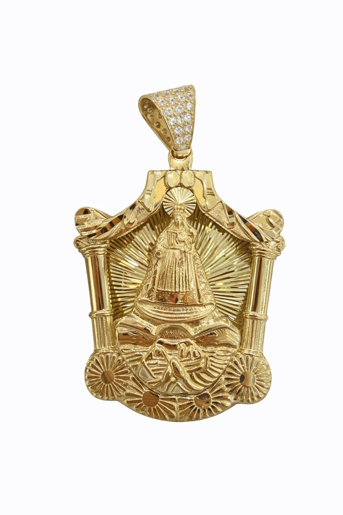 10KT HOUSE STYLE CARIDAD PENDANT Size SMALL Weigth 7.5GR