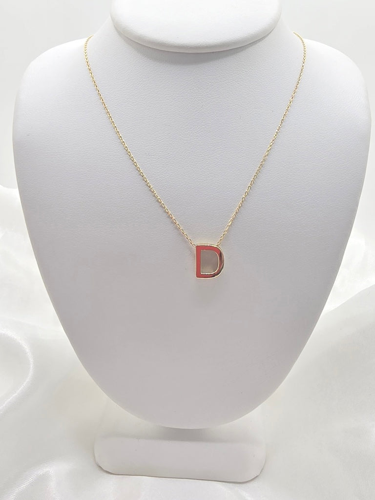 14KT LETTER "D" CHAIN Size 18INCH Weight 2.13GR
