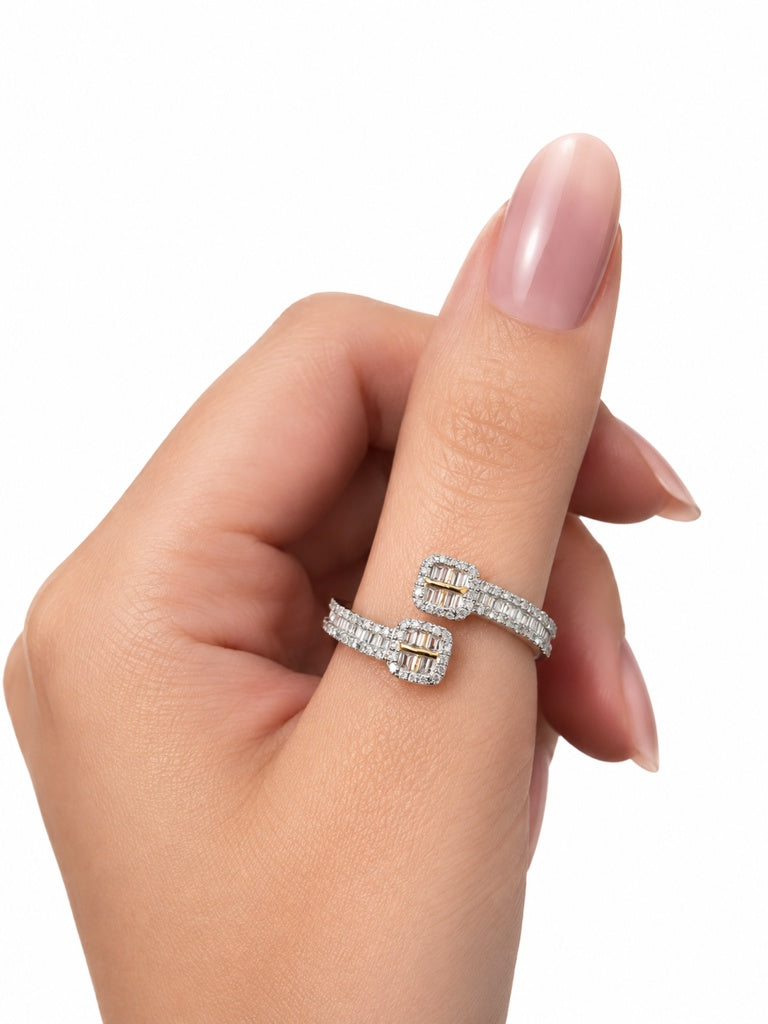 14KT   ABSTRACT RING  SIZE 11 Weigth 4.2GR