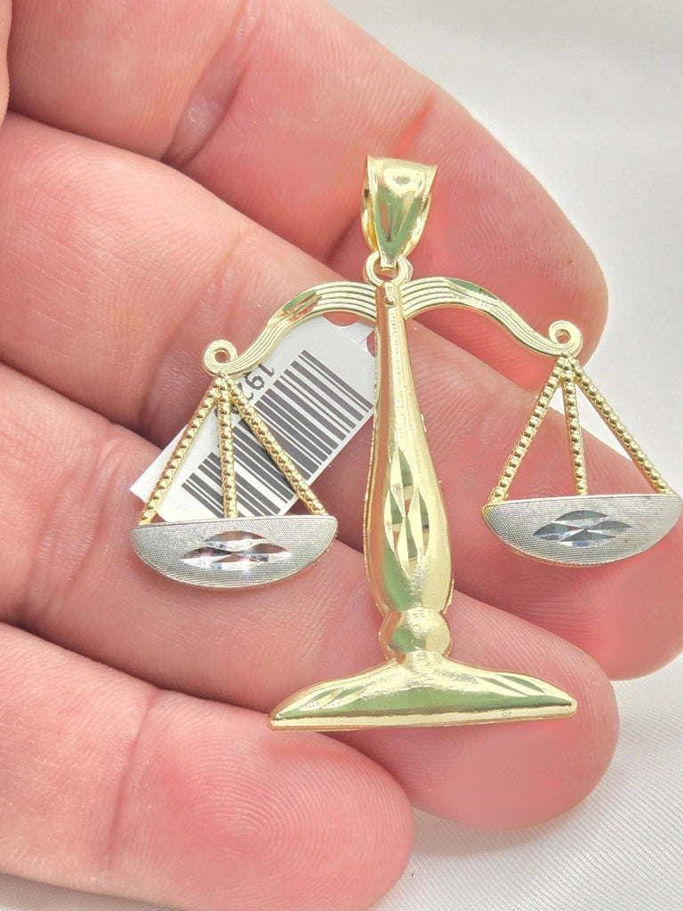 10KT LIBRA ZODIAC SIGN PENDANT Weight 5GR