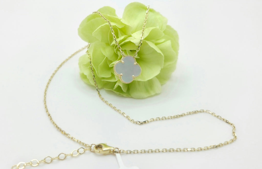 10KT FLOWER CHAIN Size 18INCH Weigth 3.1GR