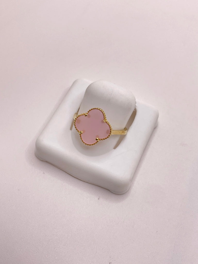10KT FLOWER RING Size 7.5 Weigth 1.64GR