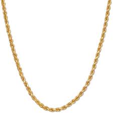 14KT HOLLOW ROPE CHAIN Size 3.5MM 20IN Weigth 5.50GRS