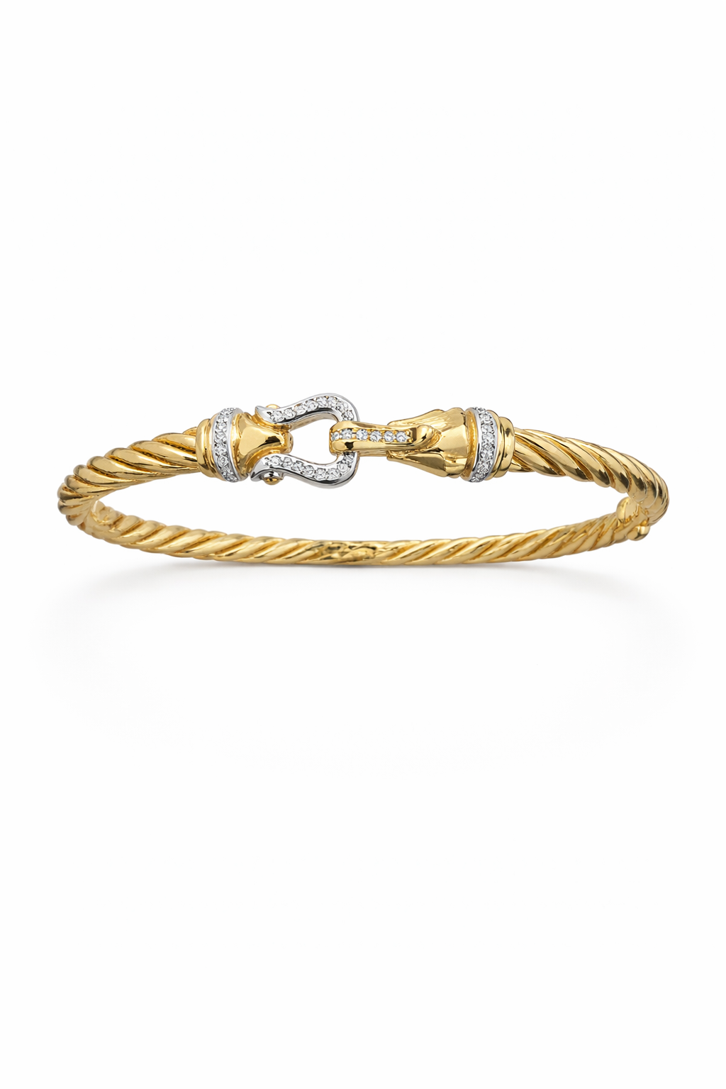 10KT EXOTIC ROPE DESIGN BANGLE Weigth 11.7GR