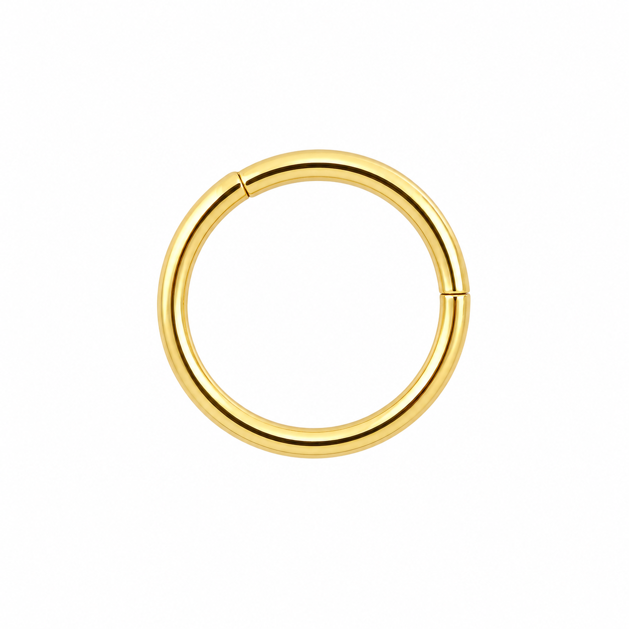 10KT PLAIN HOOP PIERCING Size M REF-158365/0000