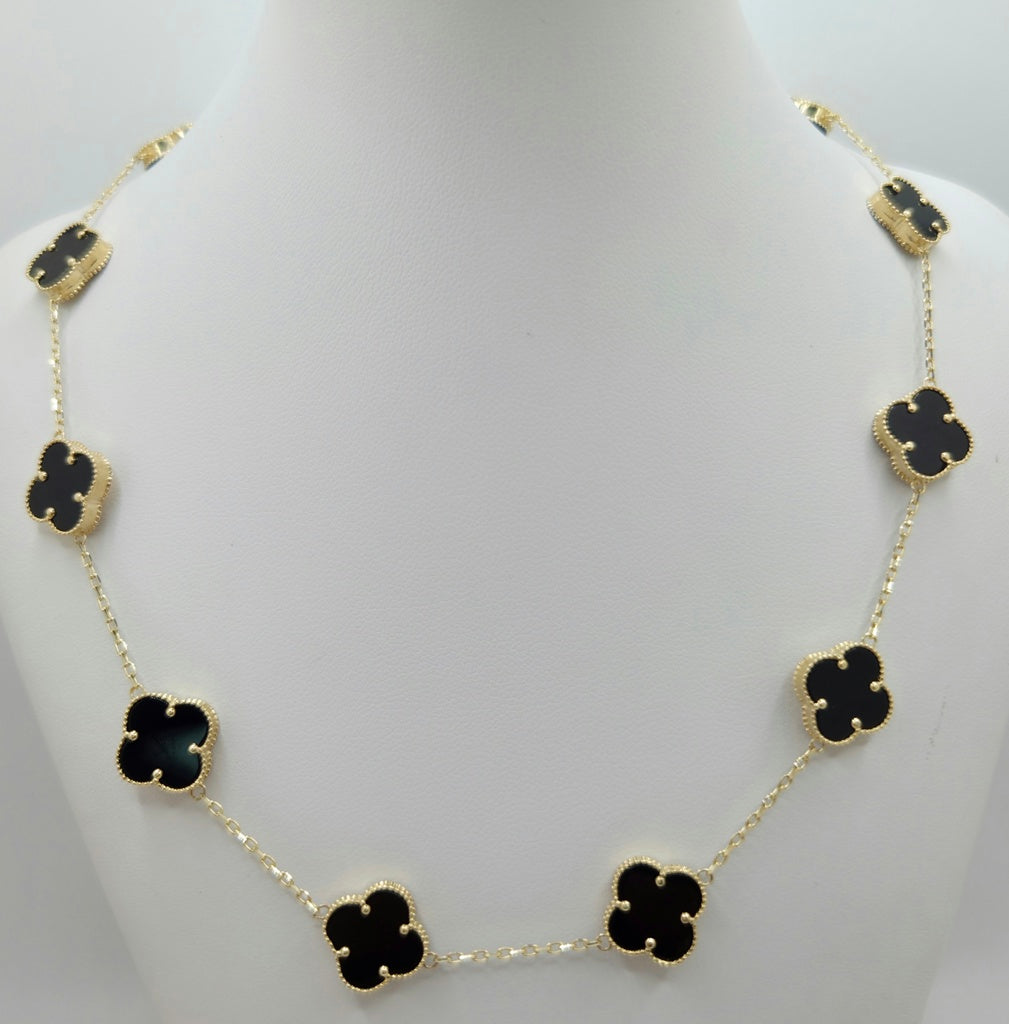14KT FLOWER CHAIN Size 18INCH Weigth 11.7GR