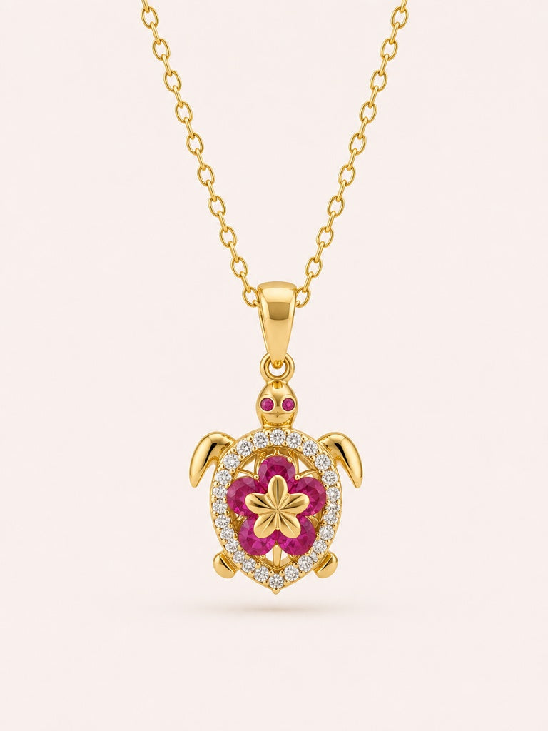 10KT ANIMAL PENDANT Size