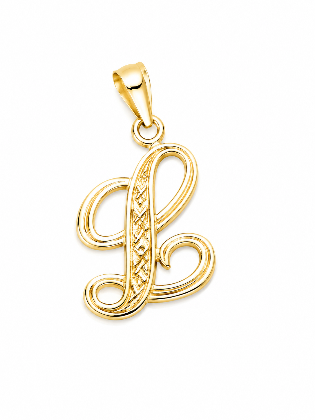 10K L LETTERS PENDANT Size S