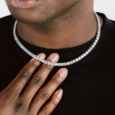 925 32CTW MOISSANITE TENNIS CHAIN Size 18INCH 4MM