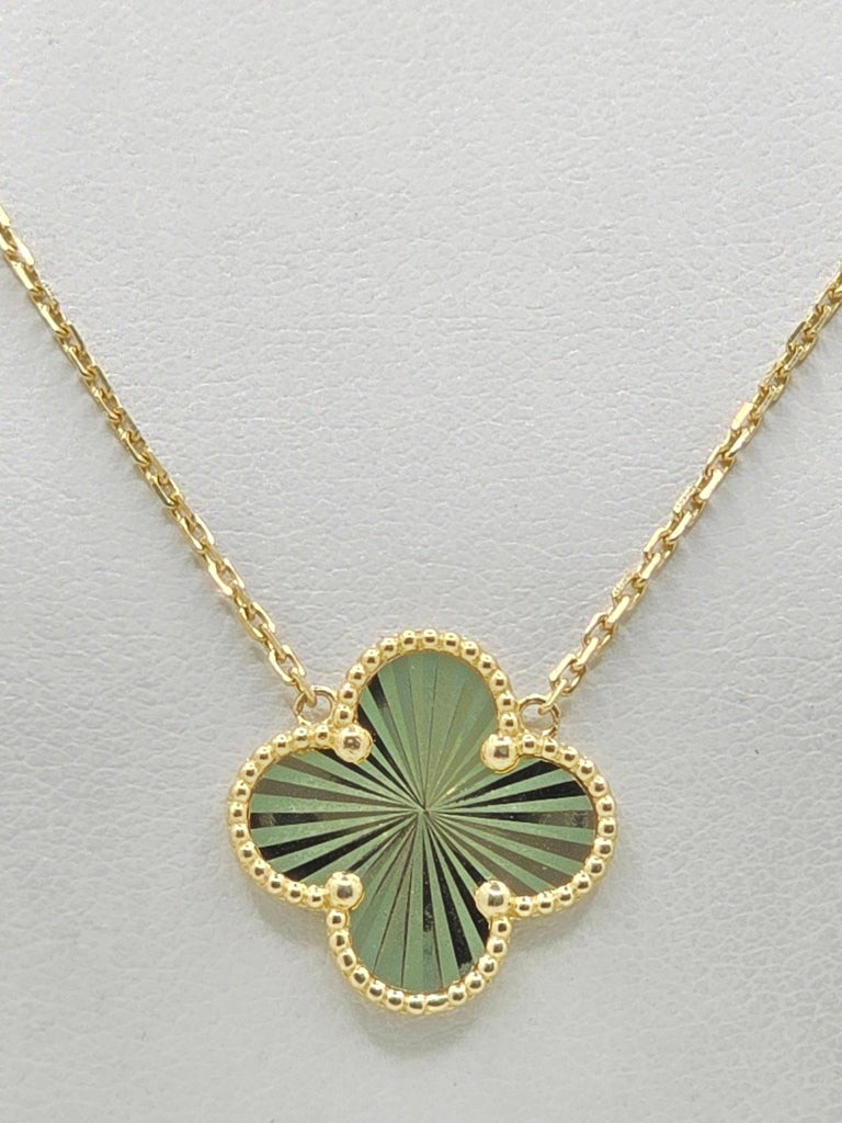 14KT FLOWER CHAIN Size 18INCH Weigth 4GR