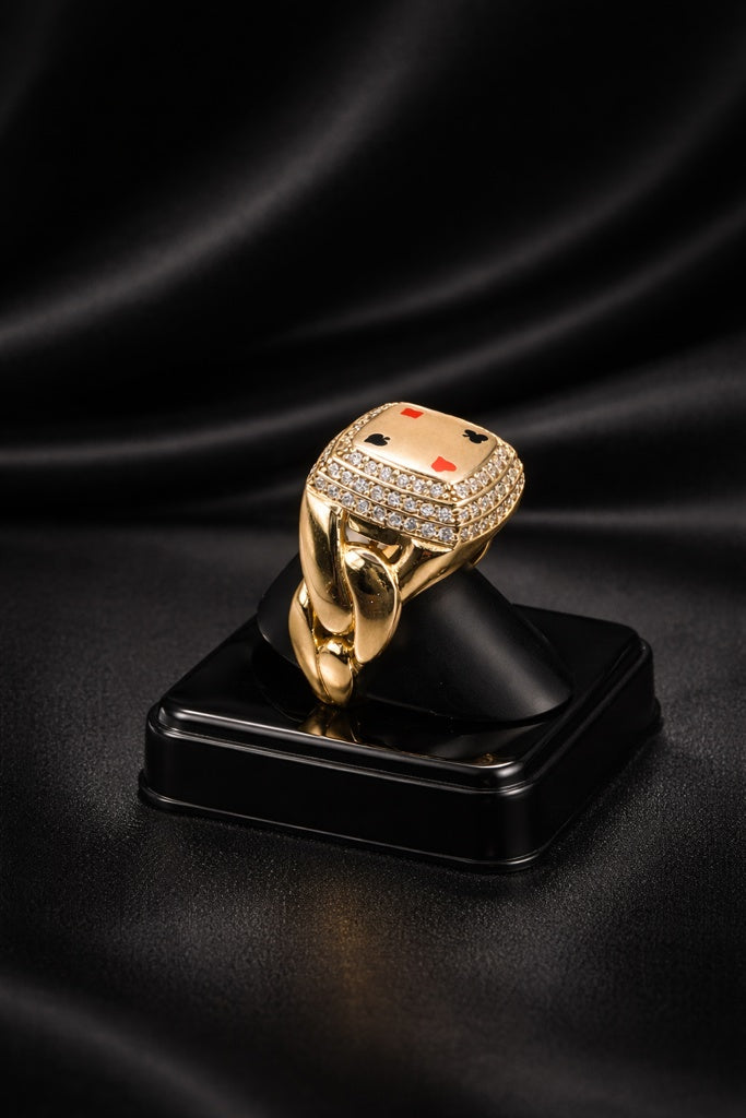 10KT RING Size SIZE 12 Weigth 5 GR