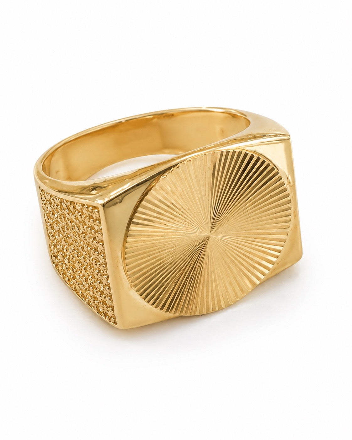 10KT ROUND RING Size 10