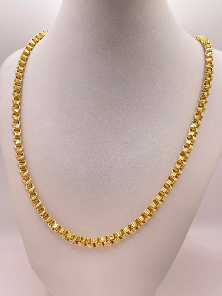 10KT BOX STYLE CHAIN 20INCH 4.5MM