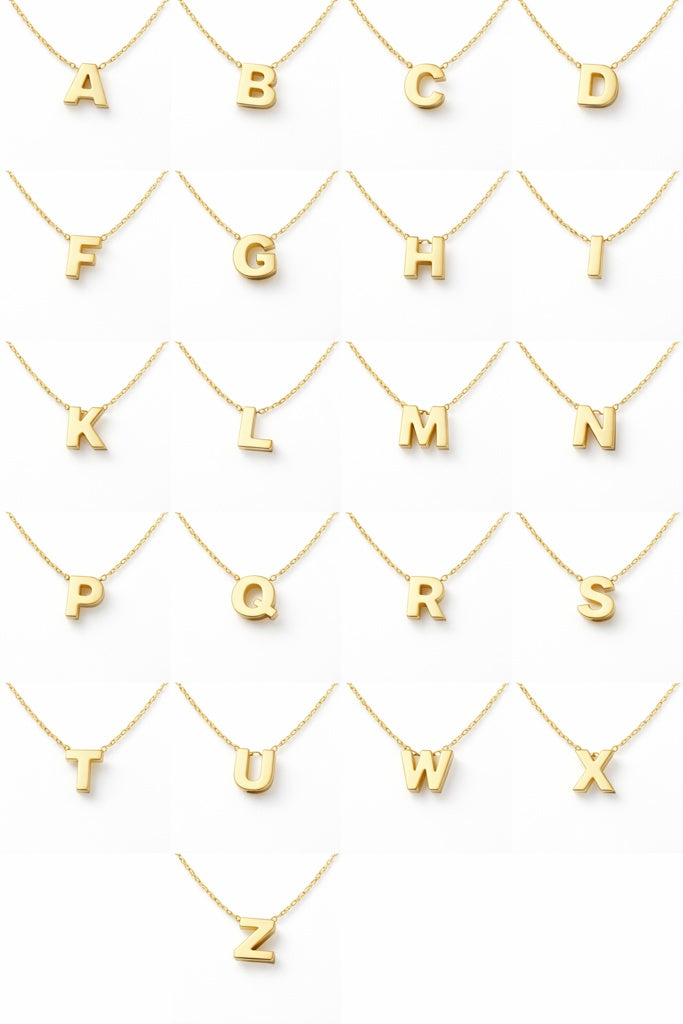 10KT CHAIN WITH LETTER "P" PENDANT Size 18 Weigth 1.28G