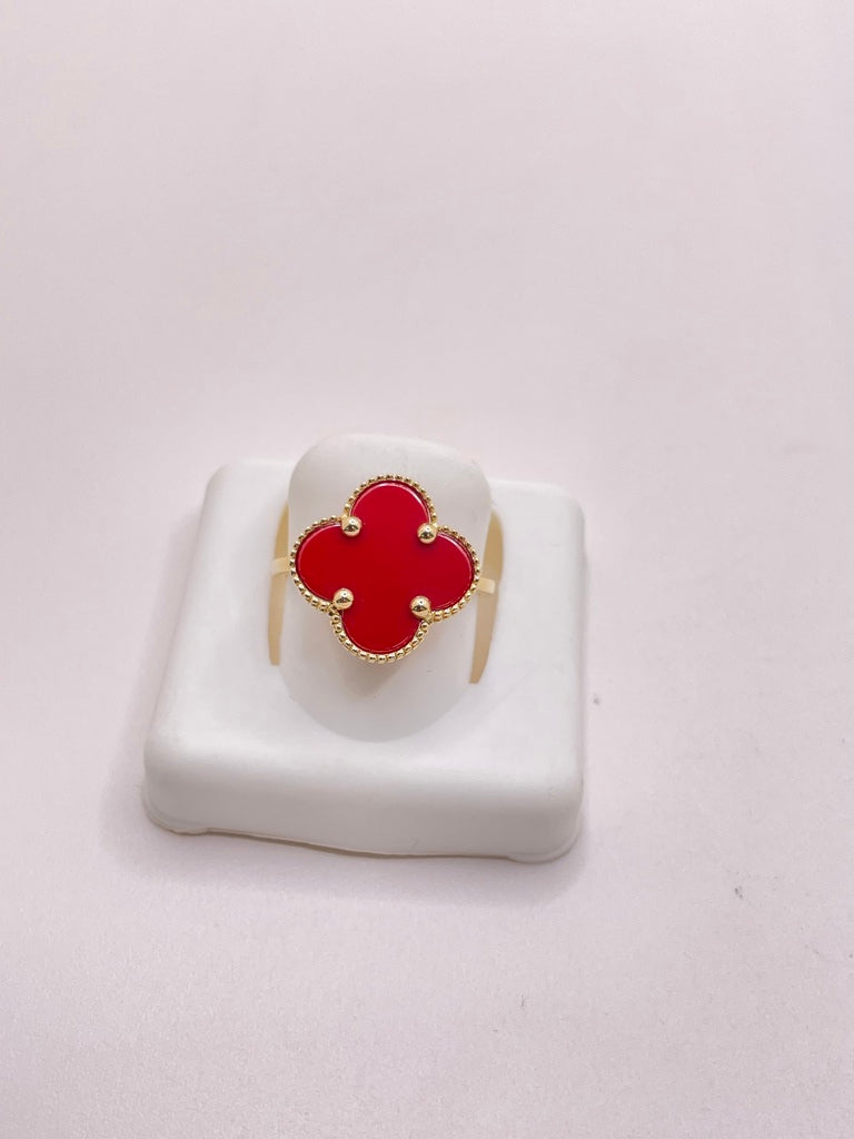 14KT FLOWER RING Size 7 Weigth 1.26GR