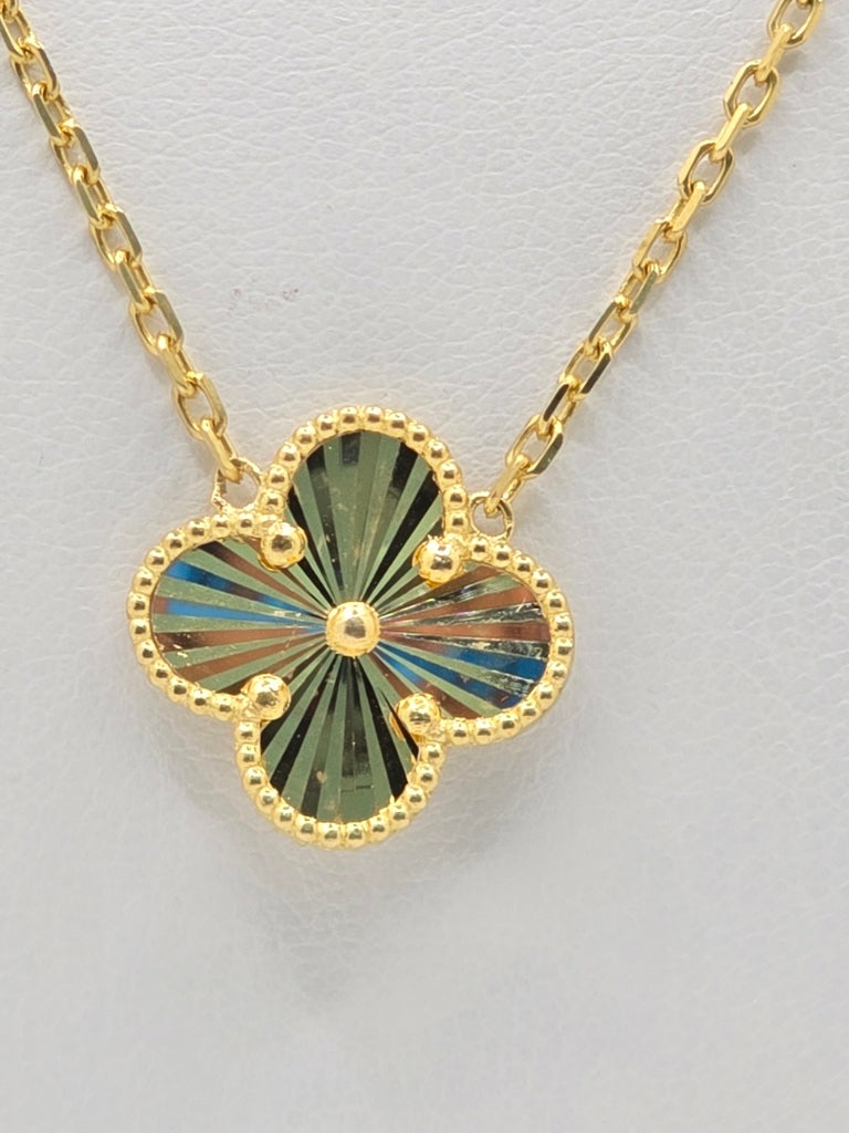 14KT FLOWER CHAIN Size 18INCH Weigth 5.5GR