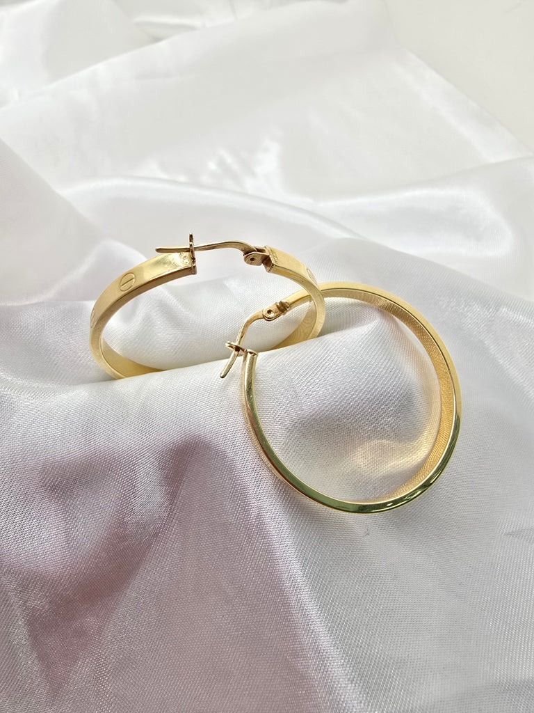 14KT  EARRINGS Size 5 4MM Weigth 5GR
