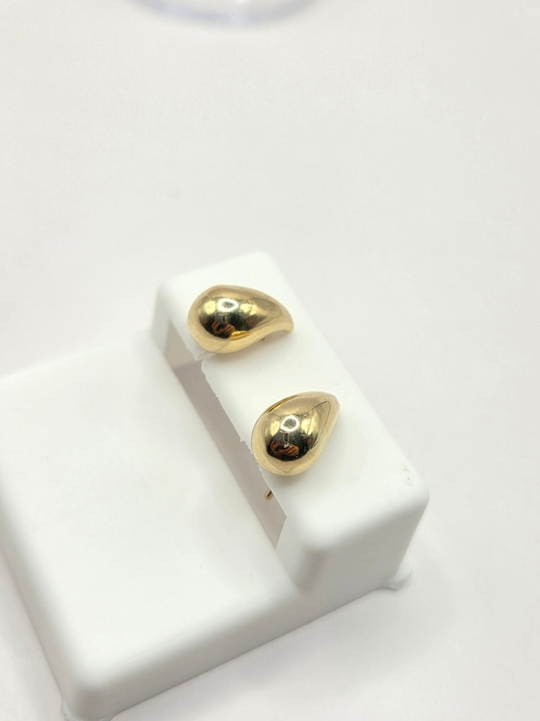 14KT EXTRA SMALL GOLDEN DROPS EARRINGS Weight 1.1GR
