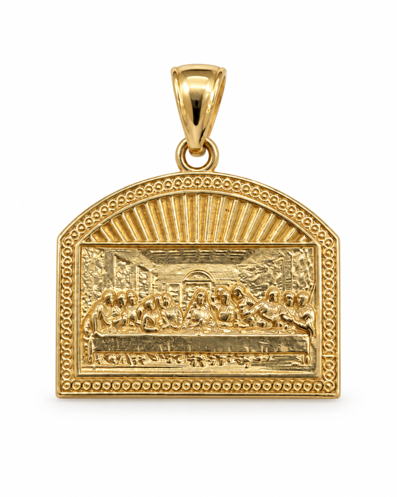 10KT SMALL LAST SUPPER PENDANT Weigth 0.7GR