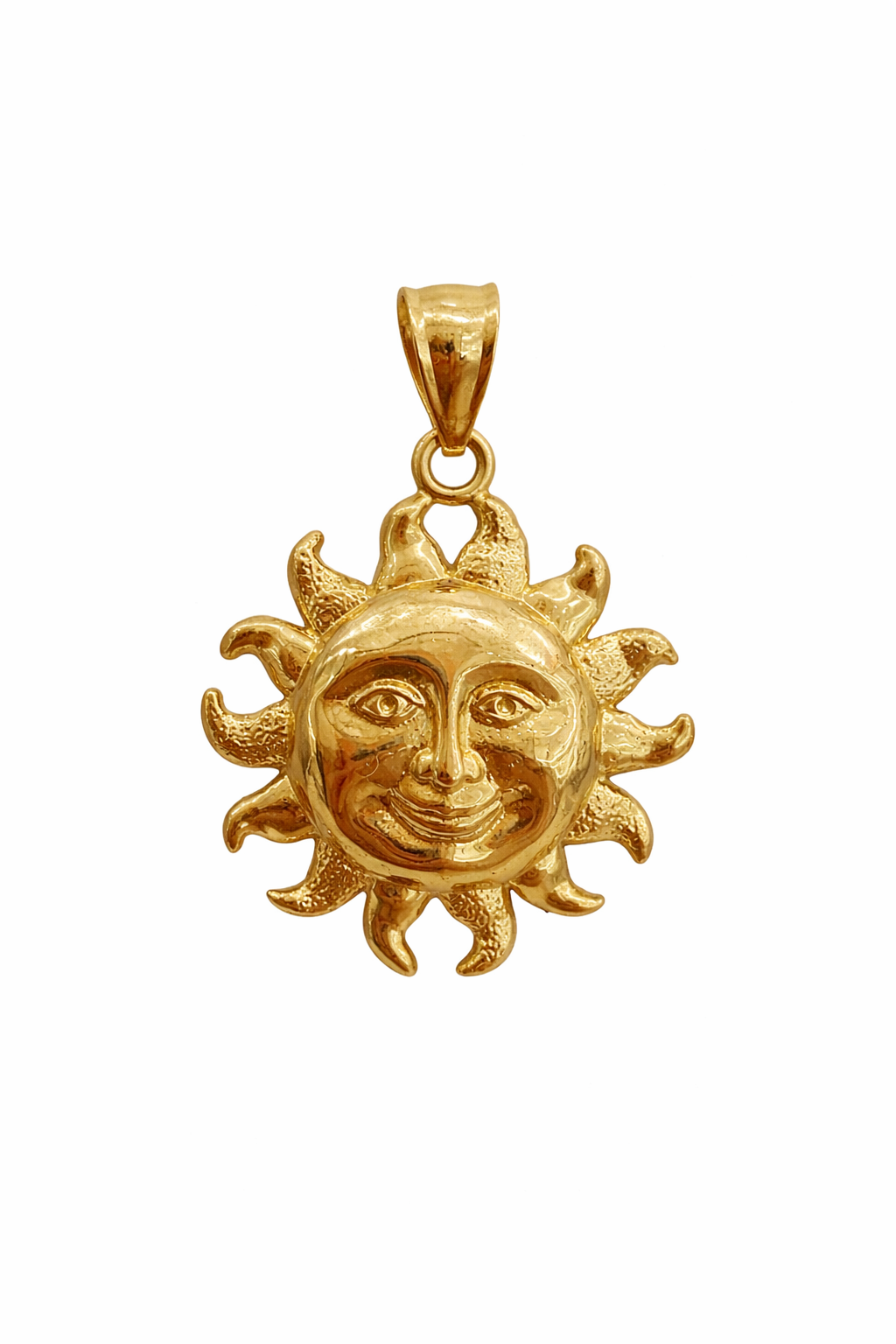 10KT GOLDEN SUN PENDANT Weight 2.5GR