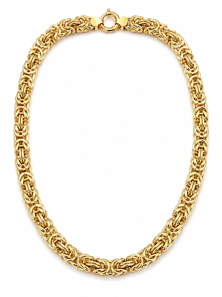 10KT BYZANTINE CHAIN Size 18INCH