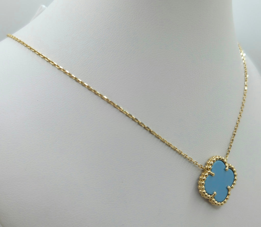 14KT FLOWER CHAIN Size 18INCH Weigth 7.2GR