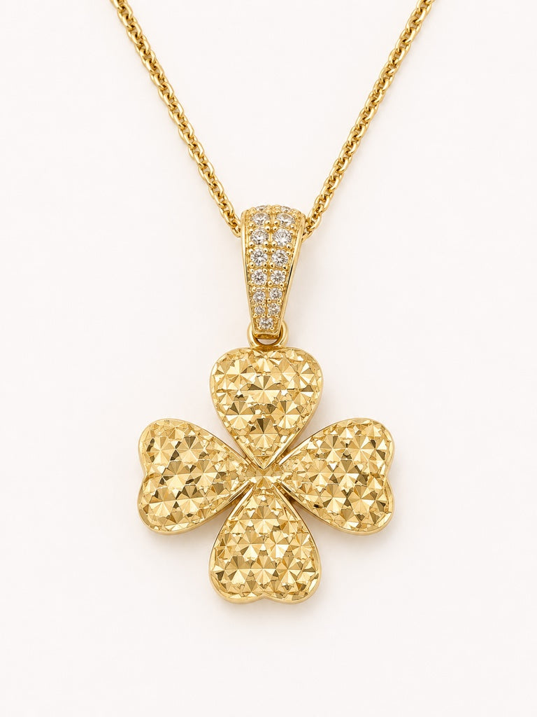 10KT FLOWER PENDANT Size  Weigth 2.1GR