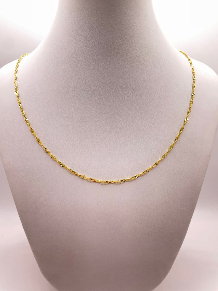 14KT SINGAPORE CHAIN 20INCH 2MM 2.25GR