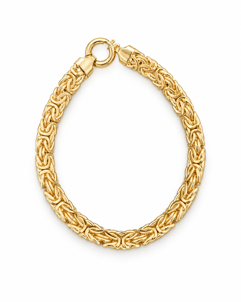10KT PRINCESSA BRACELET Size 7.5INCH 7.5MM
