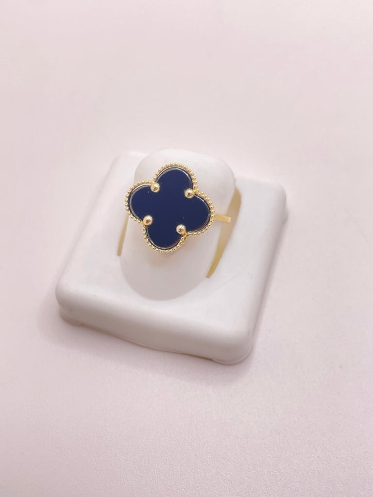 14KT FLOWER RING Size 6.5 Weigth 2.36GR