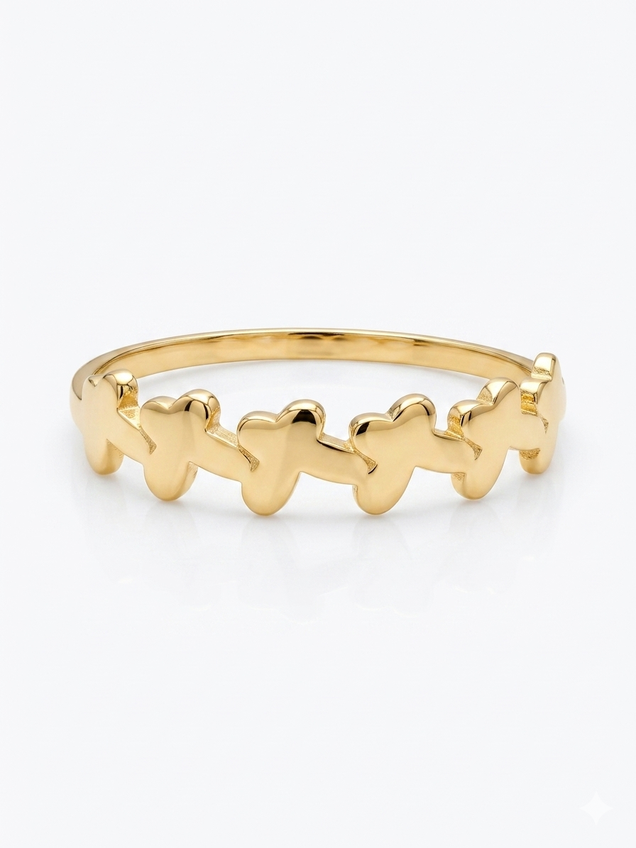 14KT ASSORTED RING Size 7 Weigth 1.20GRS