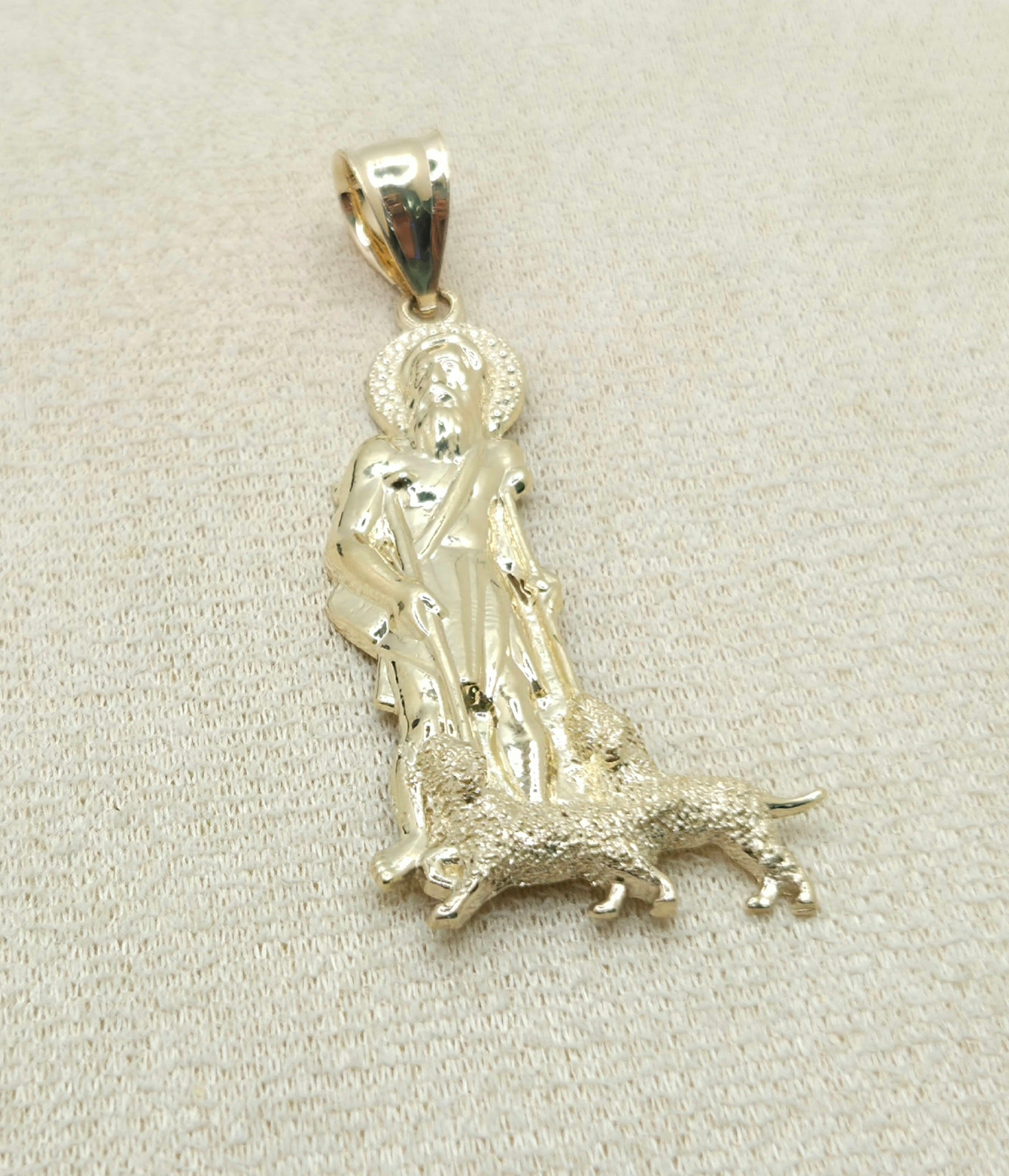 10KT LARGE SAN LAZARO PENDANT Weight 3.9GR