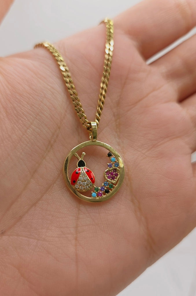 10KT  PENDANT Size  Weigth 1.3GR