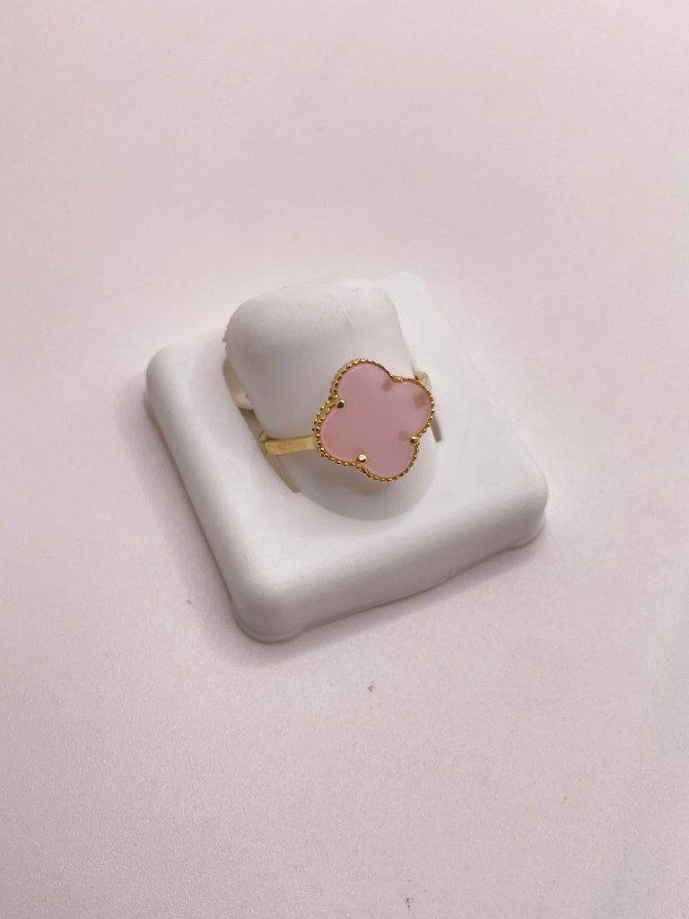 10KT FLOWER RING Size 7.5 Weigth 1.64GR
