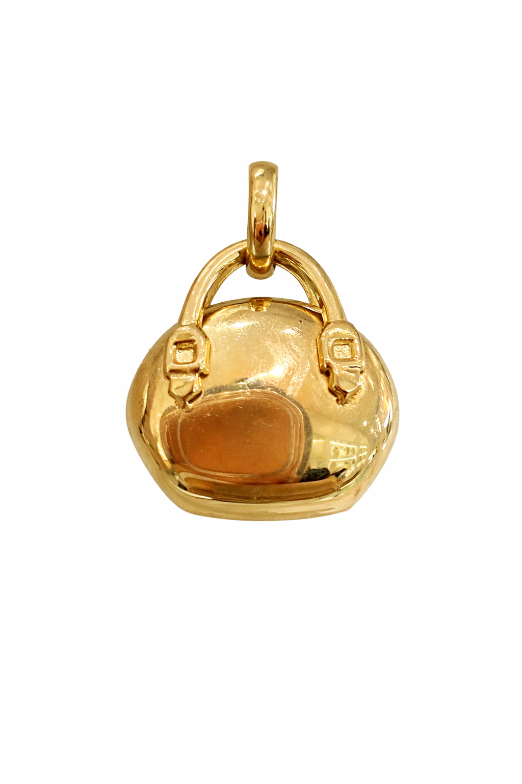 14KT YELLOW GOLD WOMAN'S BAG  PENDANT  Weigth 2.7GR