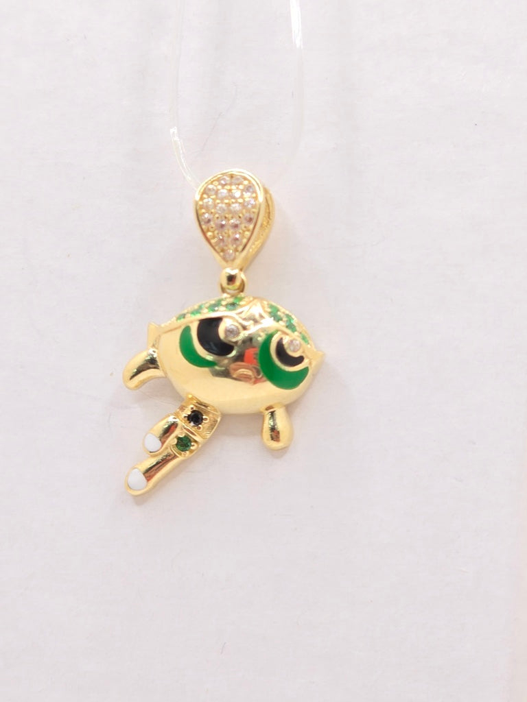 14KT BELLOTA BEAUTIFUL POWERPUFF GIRLS PENDANT Size  Weigth 2.5GR