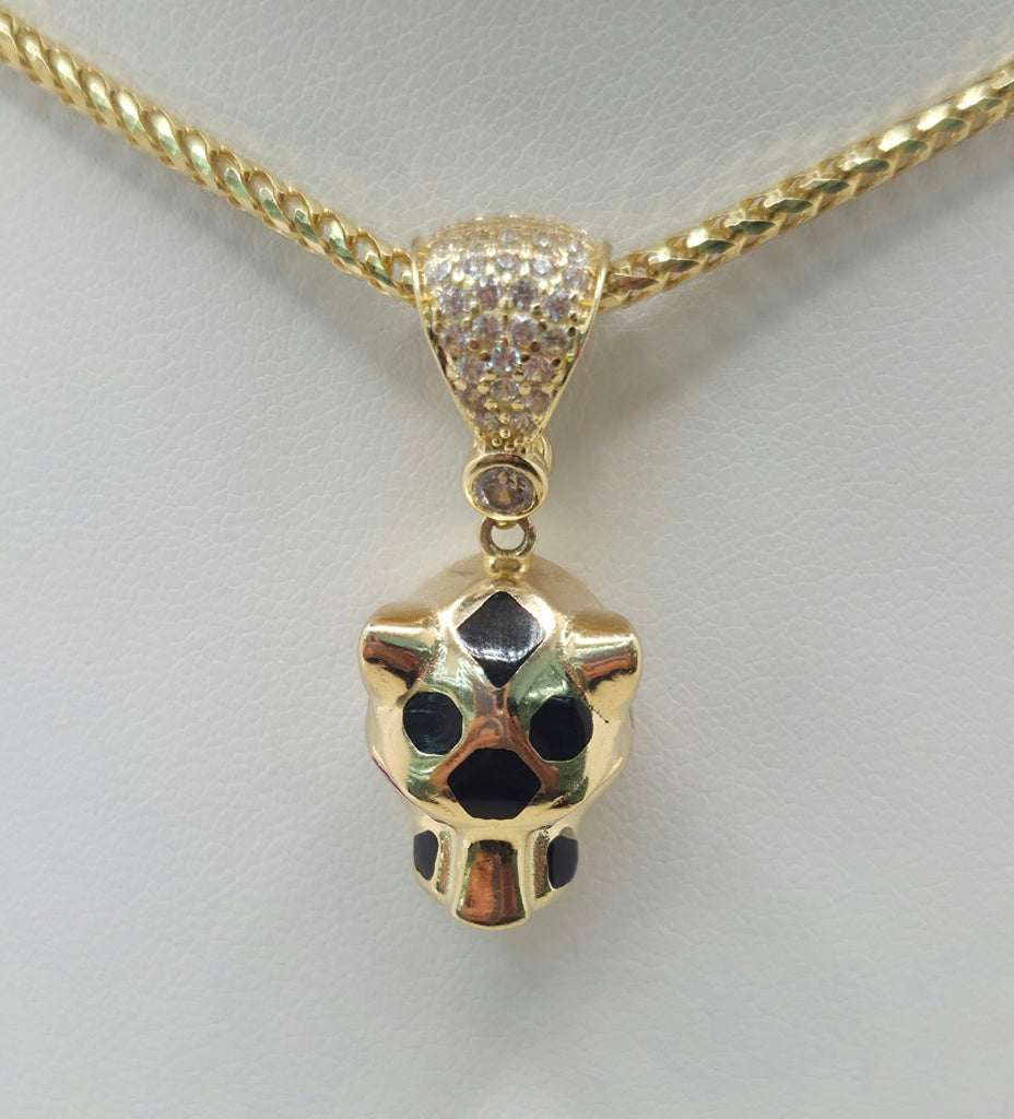 14KT TIGER HEAD PENDANT Weight 5.2GR