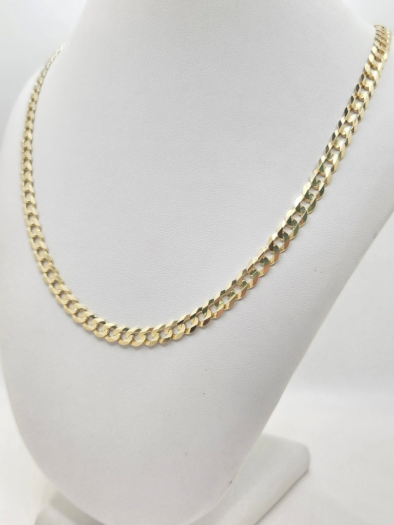 10KT SOLID MIAMI CUBAN CHAIN Size 26INCH 6MM Weight 60.7GR