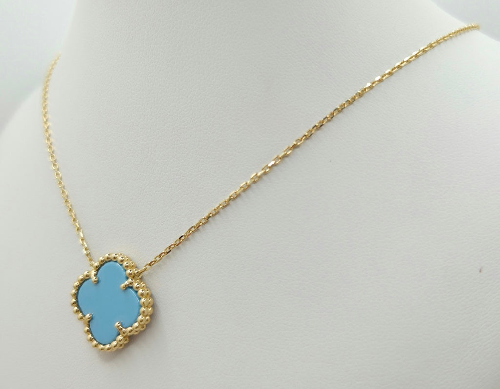 14KT FLOWER CHAIN Size 18INCH Weigth 7.2GR