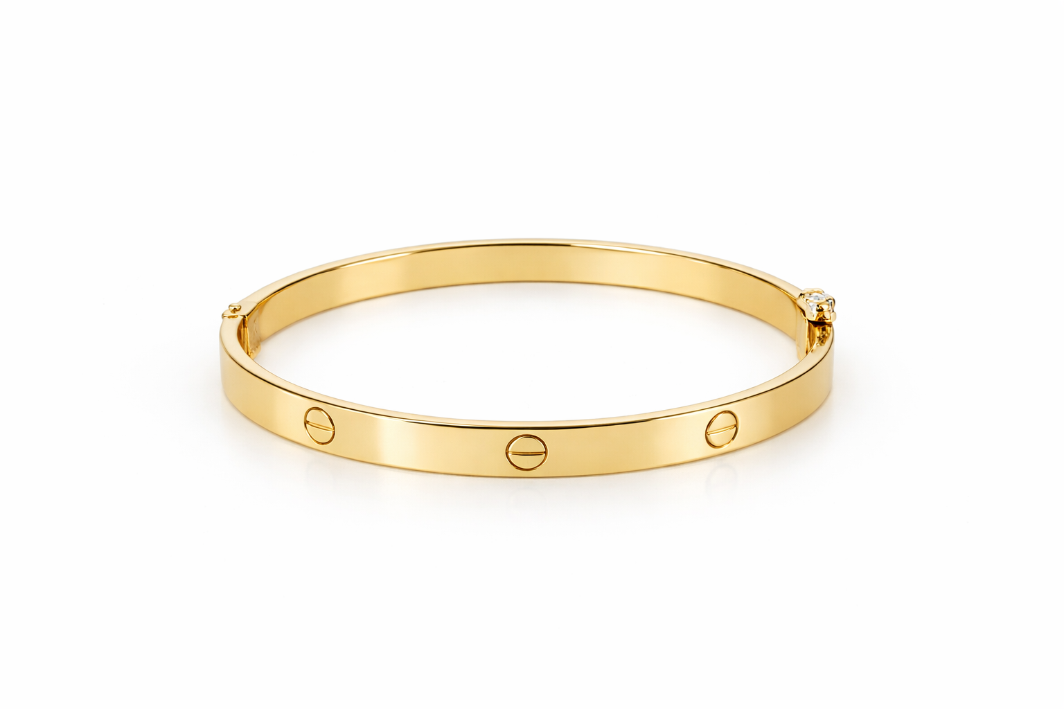 10KT  BANGLE Size 17 6MM Weigth 8.8GR