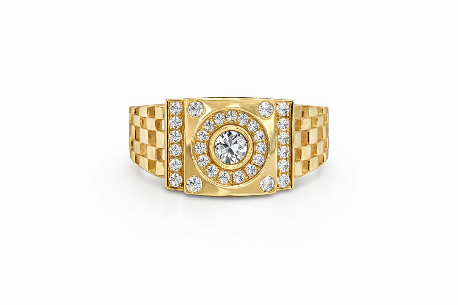 14KT  RING Size SIZE10 Weigth 5.8GR