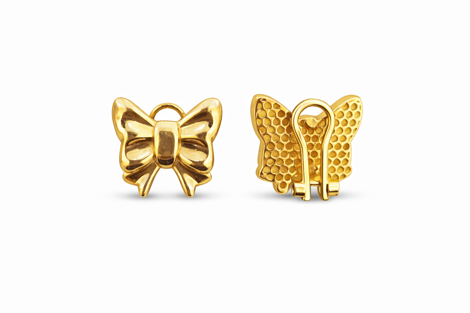 10KT MEDIUM LOOPS EARRINGS  Weight 3.8GR